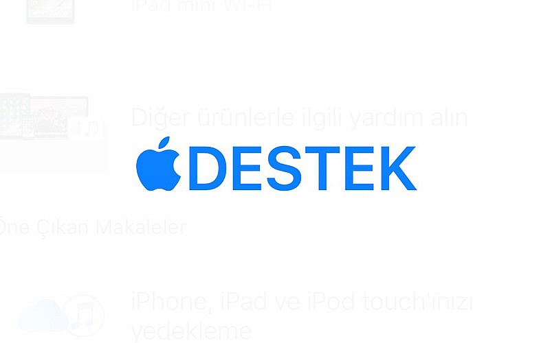 Apple Türkiye Destek