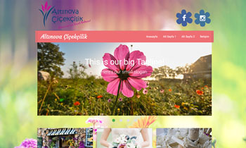 Çiçek / Peyzaj Firması İnternet Sitesi