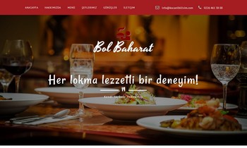 Cafe ve Restaurantlara İnternet Sitesi